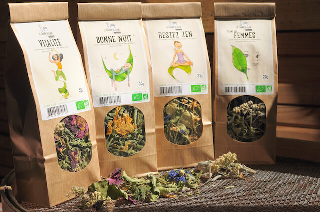 Le champ de l'air Tisanes